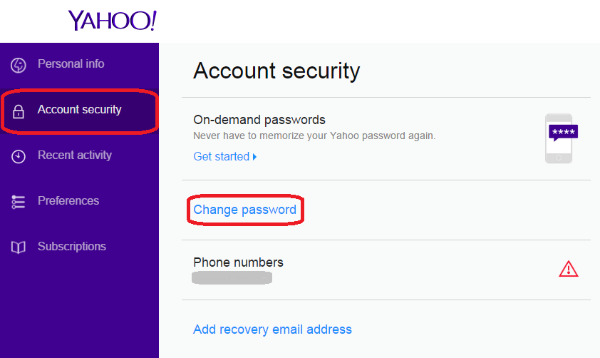 Change Yahoo Password | How to Change Yahoo Email Password