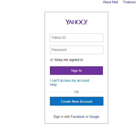 Yahoo facebook login my How to