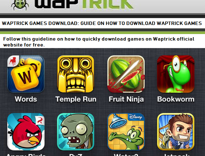 Waptrick Games - Waptrick.com