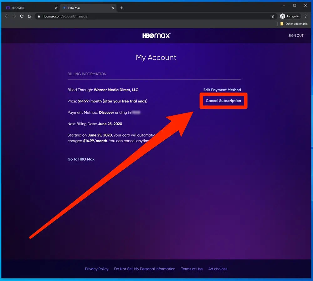 How to Cancel HBO Max (Free Trial and Subscription)