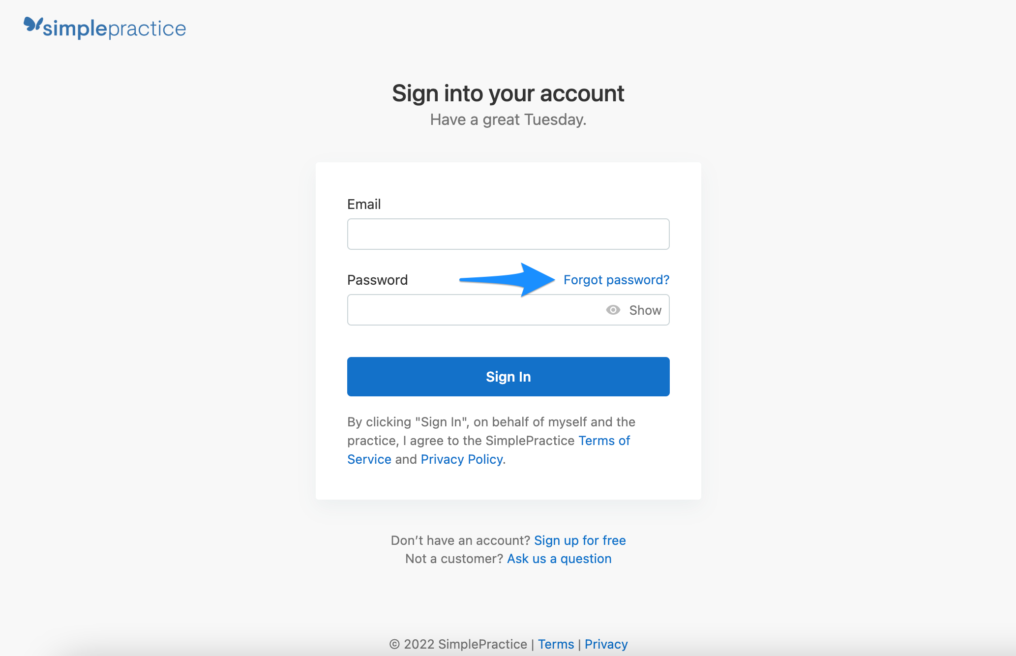 Simplepractice Login