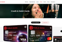 Public Bank AIA Visa Gold Credit Card Login