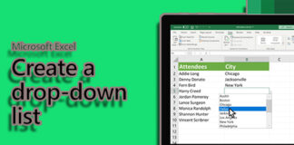 How to Create a Drop-Down List in Excel