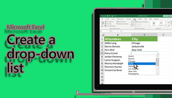 How to Create a Drop-Down List in Excel