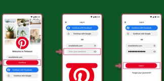 Pinterest Login Steps For Existing Users
